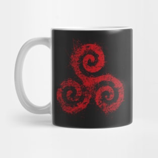 Teen Triskelion Red Ink Mug